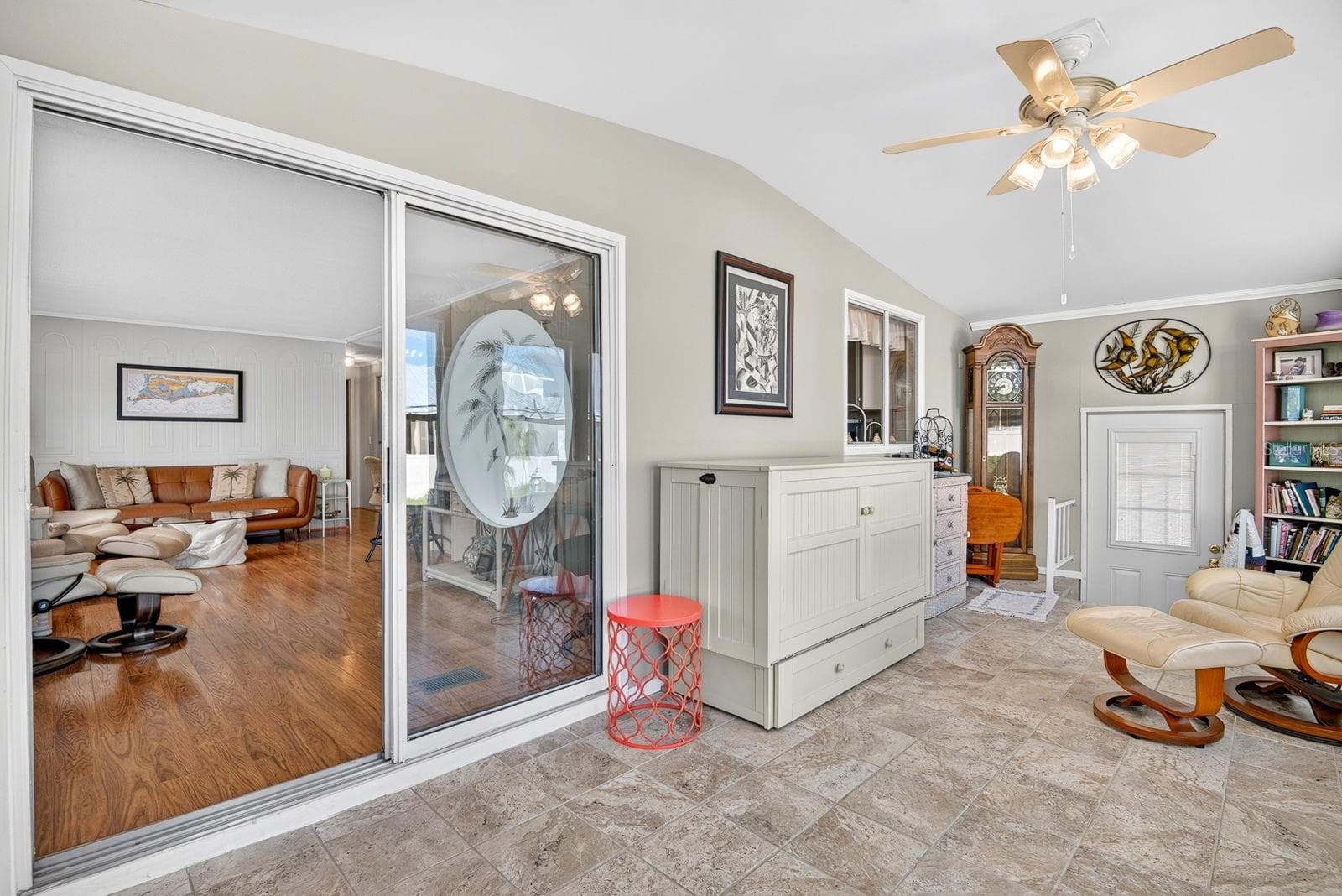 Enclosed Lanai Facing into home - 2107 PALMA SOLA BLVD #12, BRADENTON