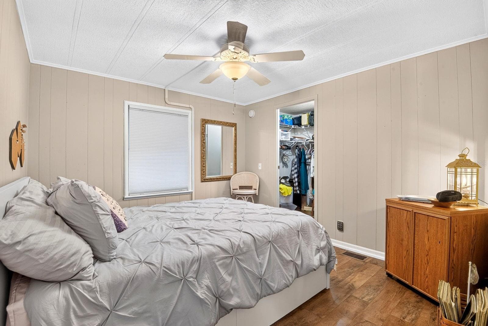 Bedroom one with large walk in closet - 2107 PALMA SOLA BLVD #12, BRADENTON