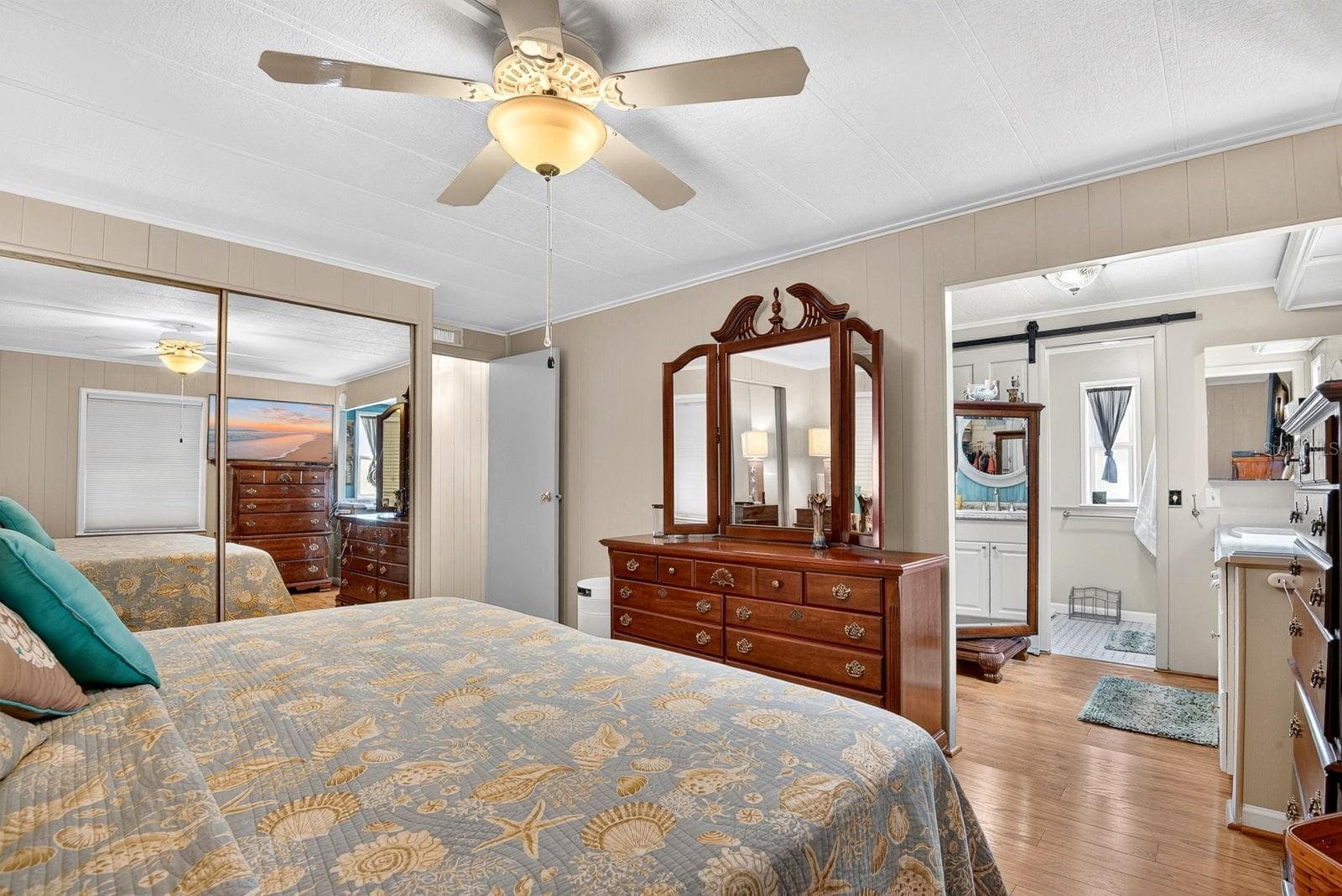 Master Bedroom with large Master Bathroom area - 2107 PALMA SOLA BLVD #12, BRADENTON