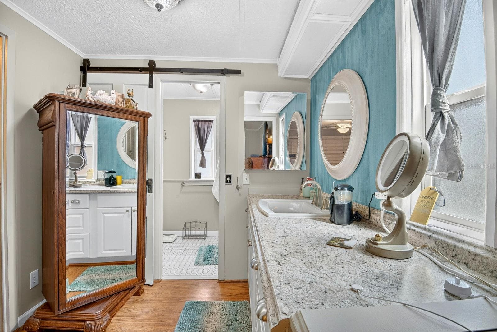 Master Bath, extra spacious with walk in shower behind - 2107 PALMA SOLA BLVD #12, BRADENTON