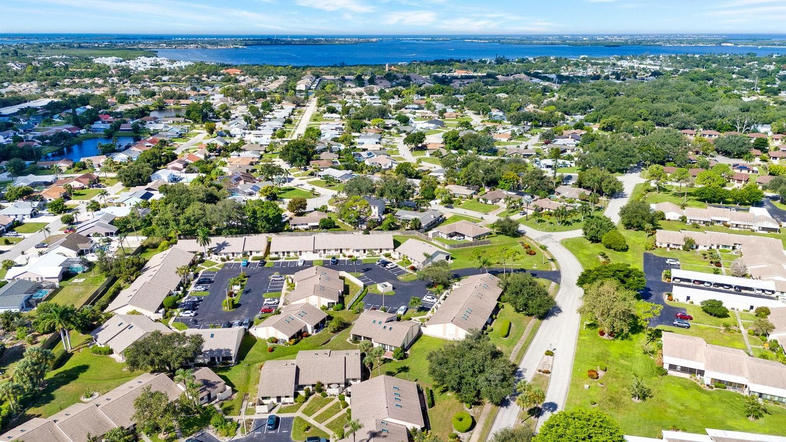 Looking at community with Bay in the far back - 2930 64TH ST W #130, BRADENTON