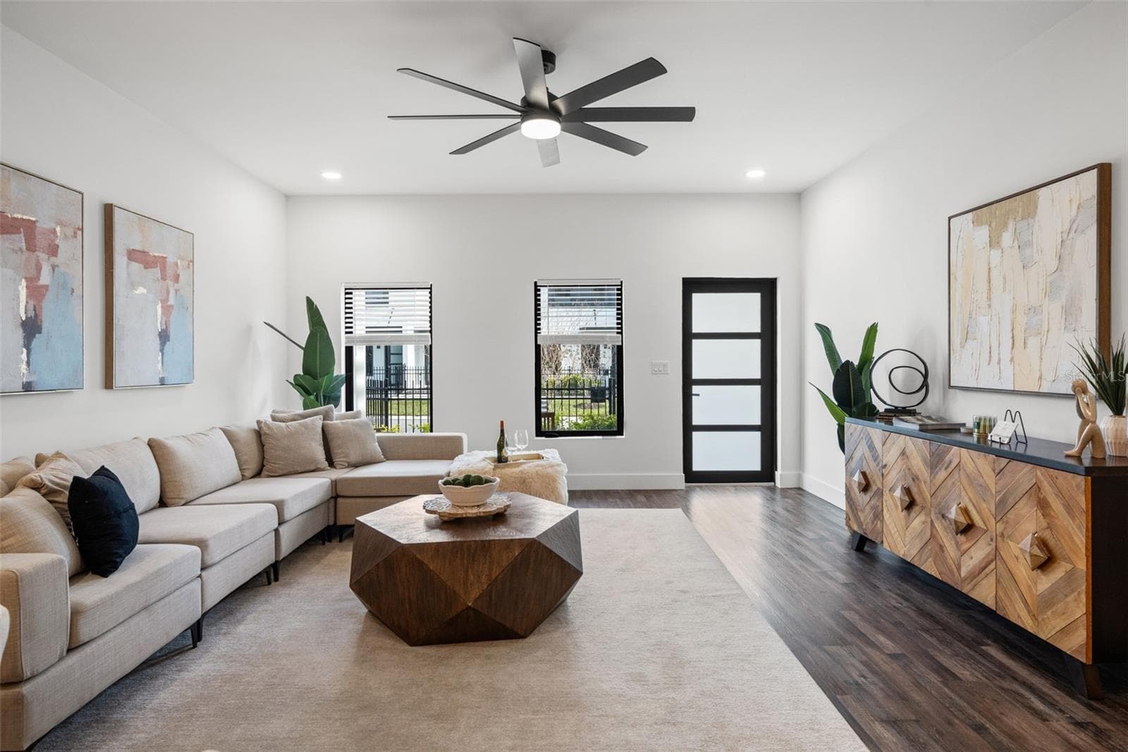 Living room in a completed model residence (furnishings not included) - 6209 64TH WAY N, PINELLAS PARK