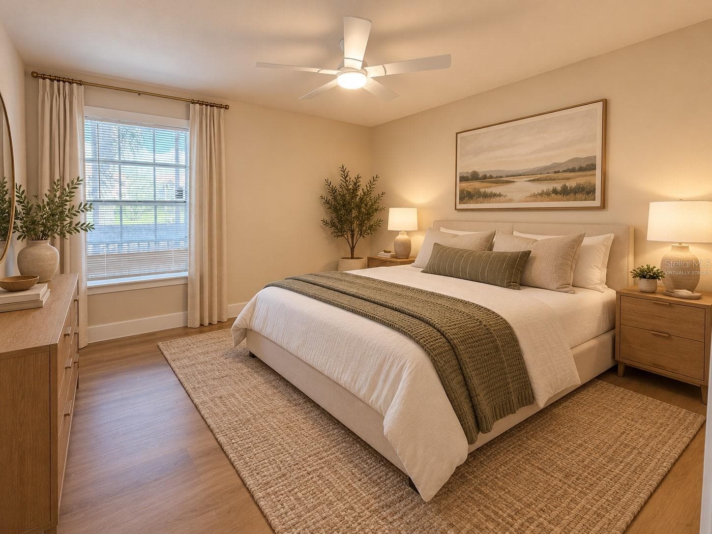 Virtually staged bedroom - 10200 GANDY BLVD N #923, ST PETERSBURG
