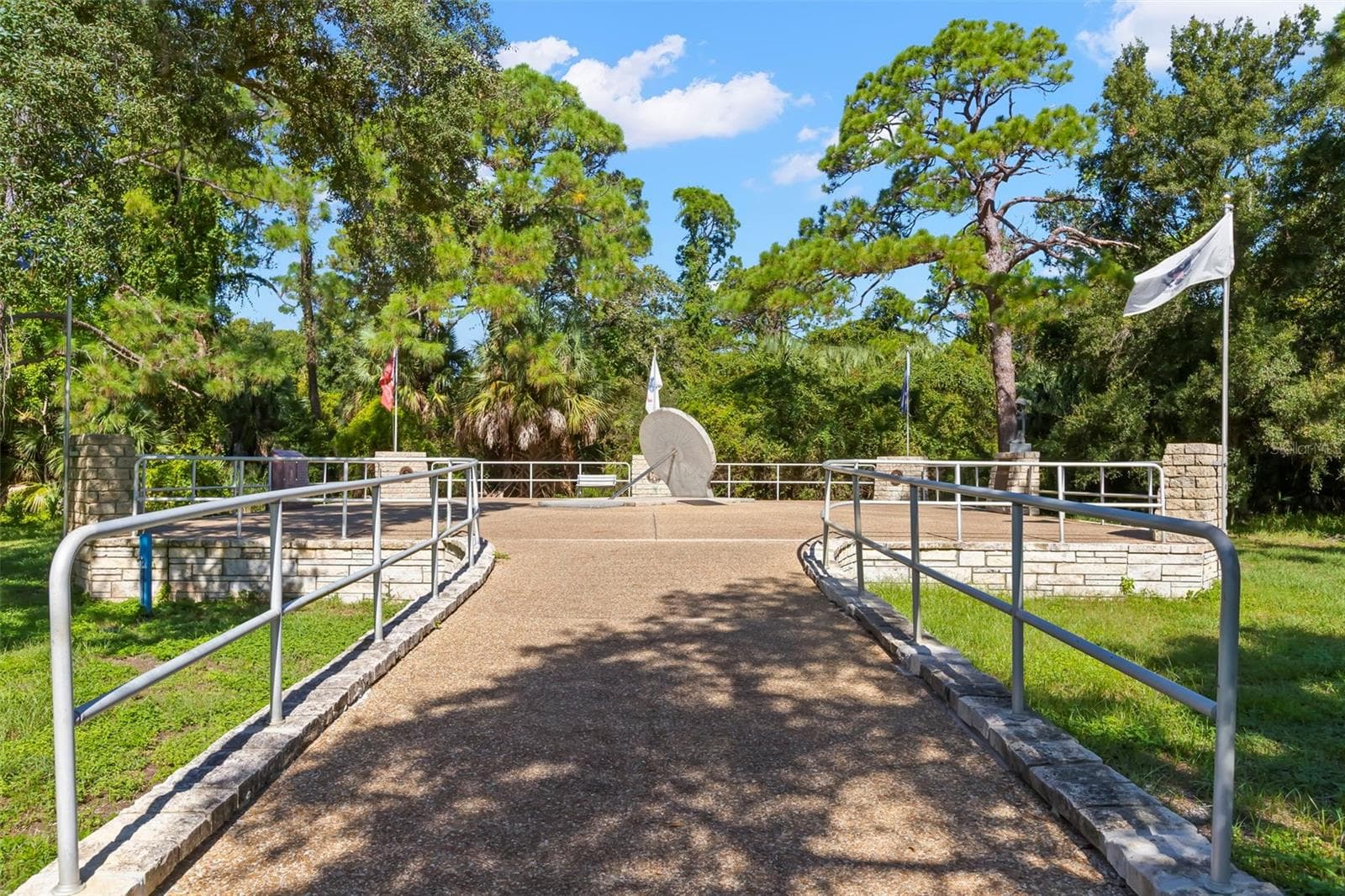 War Veterans' Memorial Park - Sundial & US Military Branch Flags - 5062 80TH LN N, ST PETERSBURG