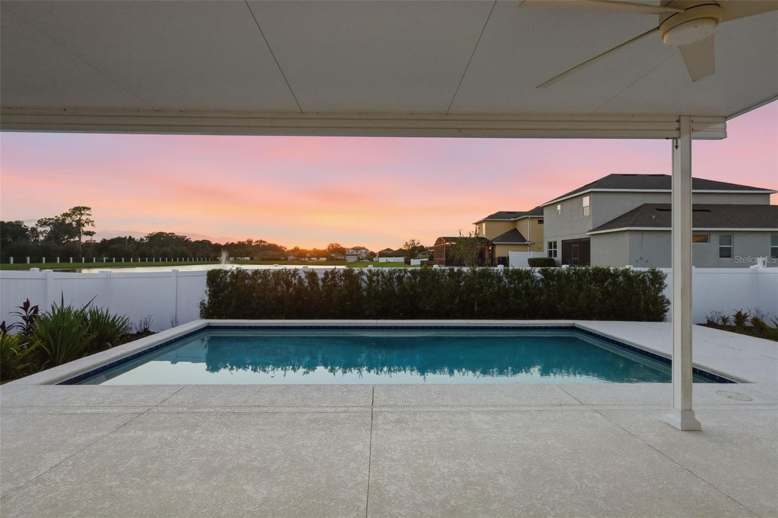 Pool Sunset - 4010 SAPSUCKER LOOP, SANFORD