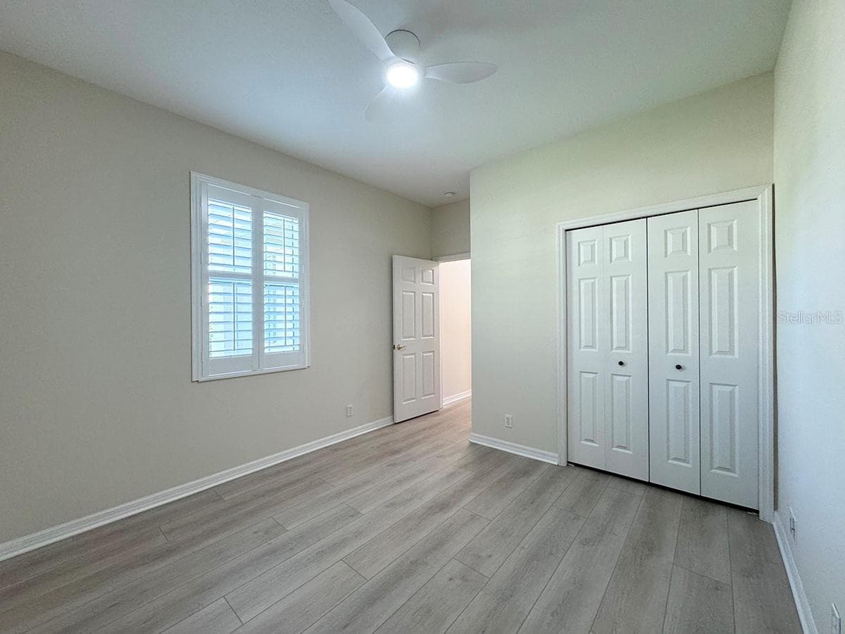 Guest Bedroom; New Fan; Wall Closet - 9616 TURNING LEAF TER, BRADENTON