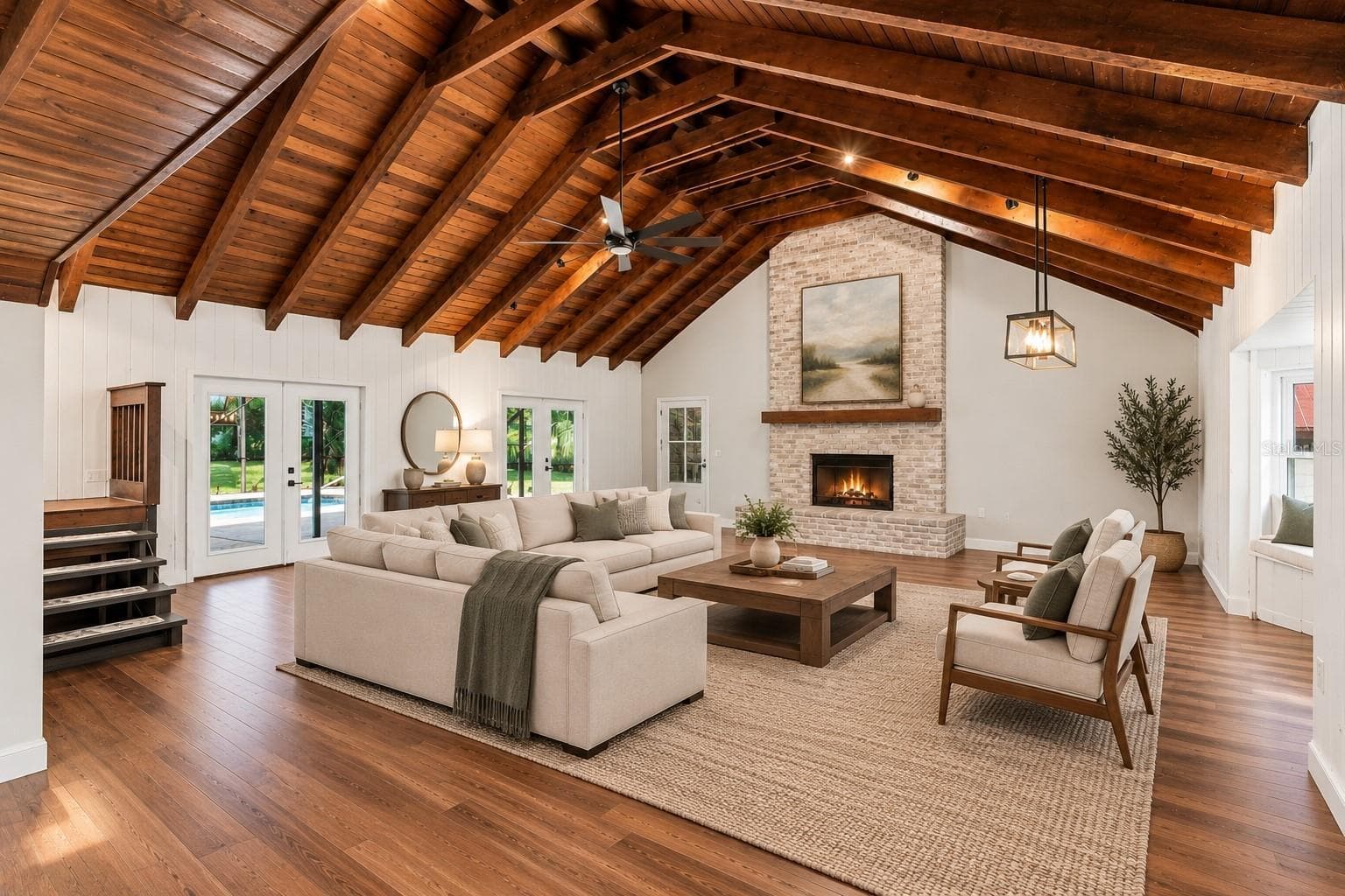 LIVING ROOM - 2290 MUD LAKE RD, DE LEON SPRINGS