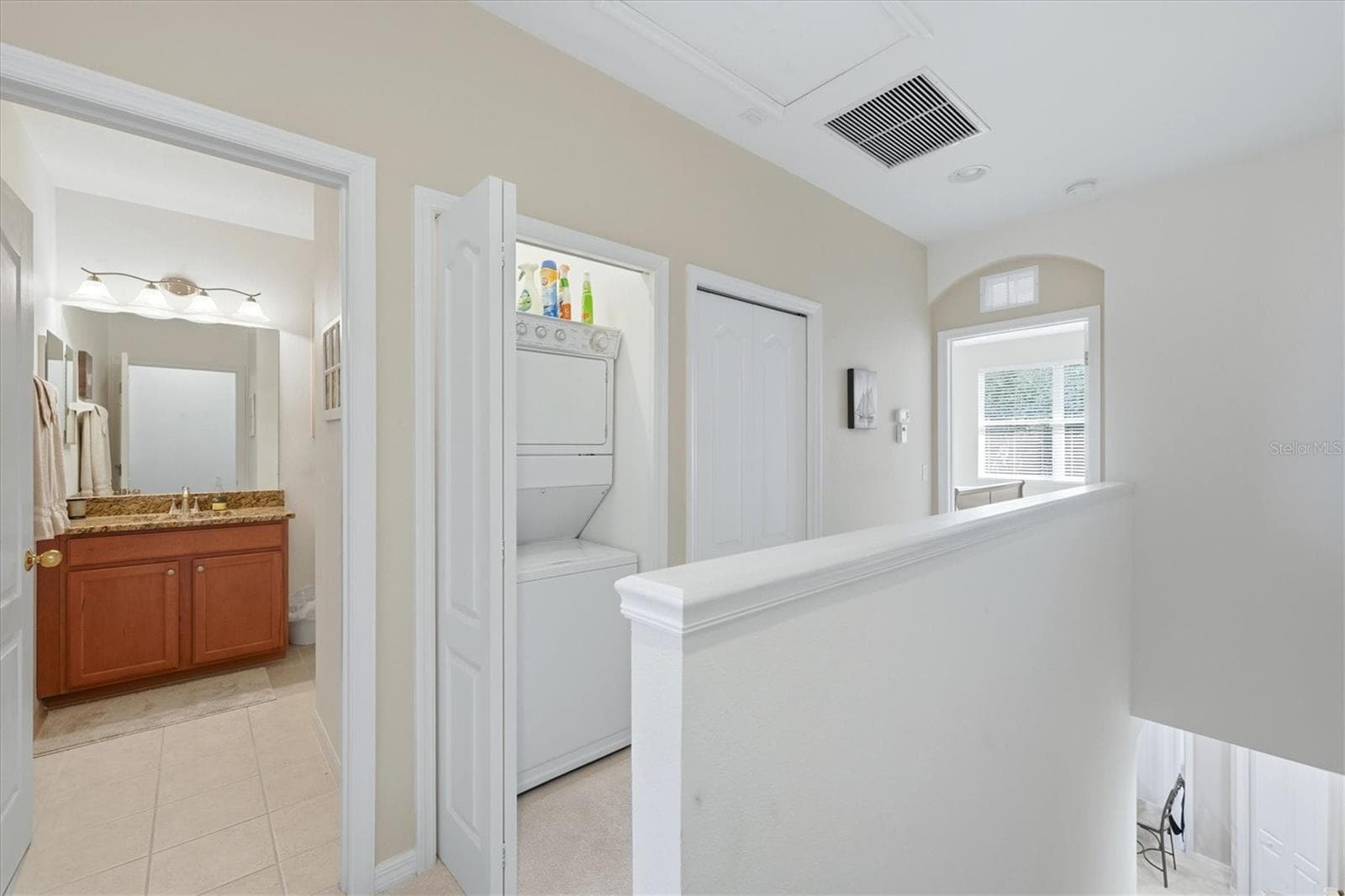 Stack washer/dryer off hallway - 1153 JONAH DR, NORTH PORT