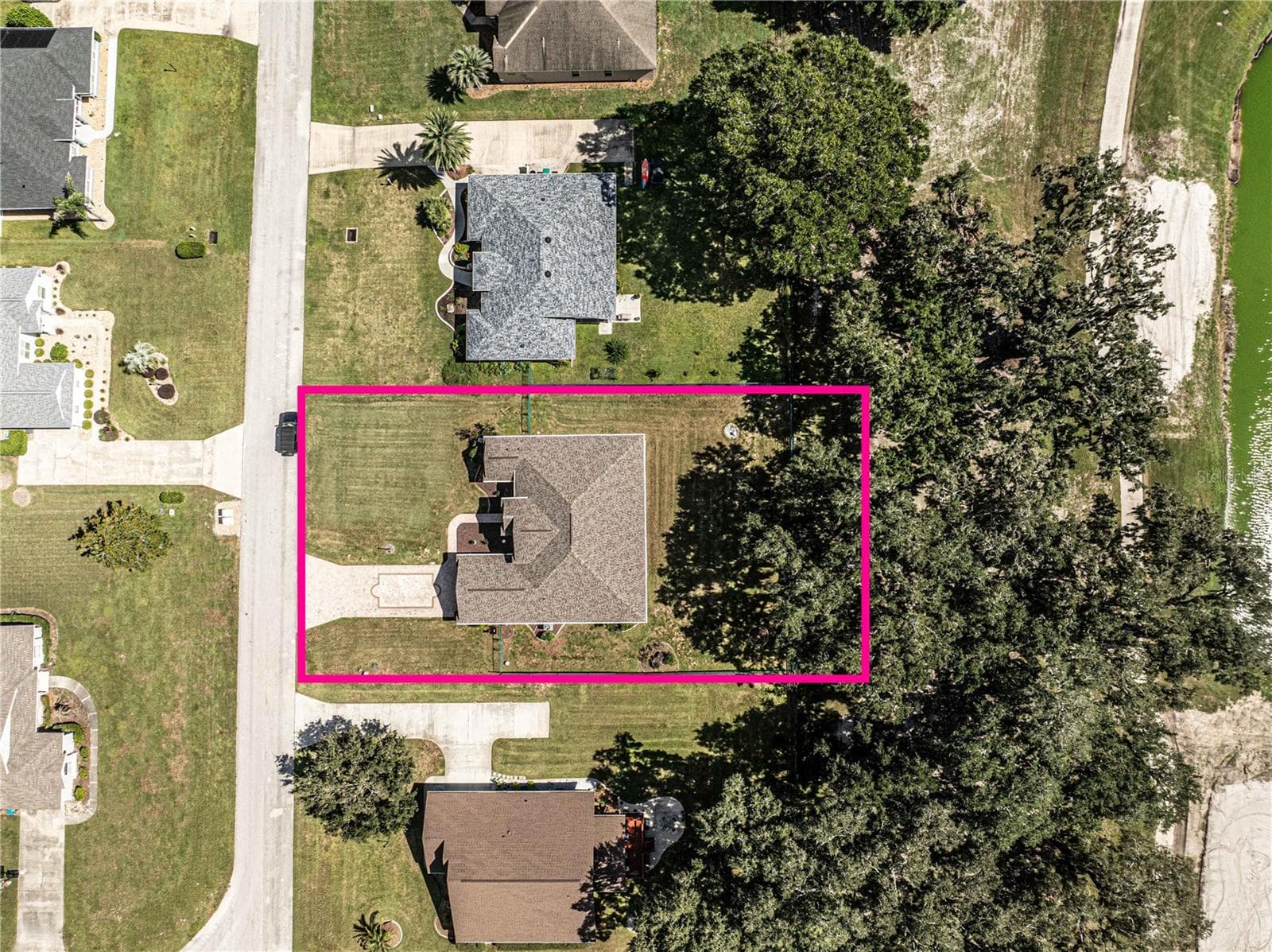 Aerial view of property - 5399 COUNTY ROAD 125, WILDWOOD