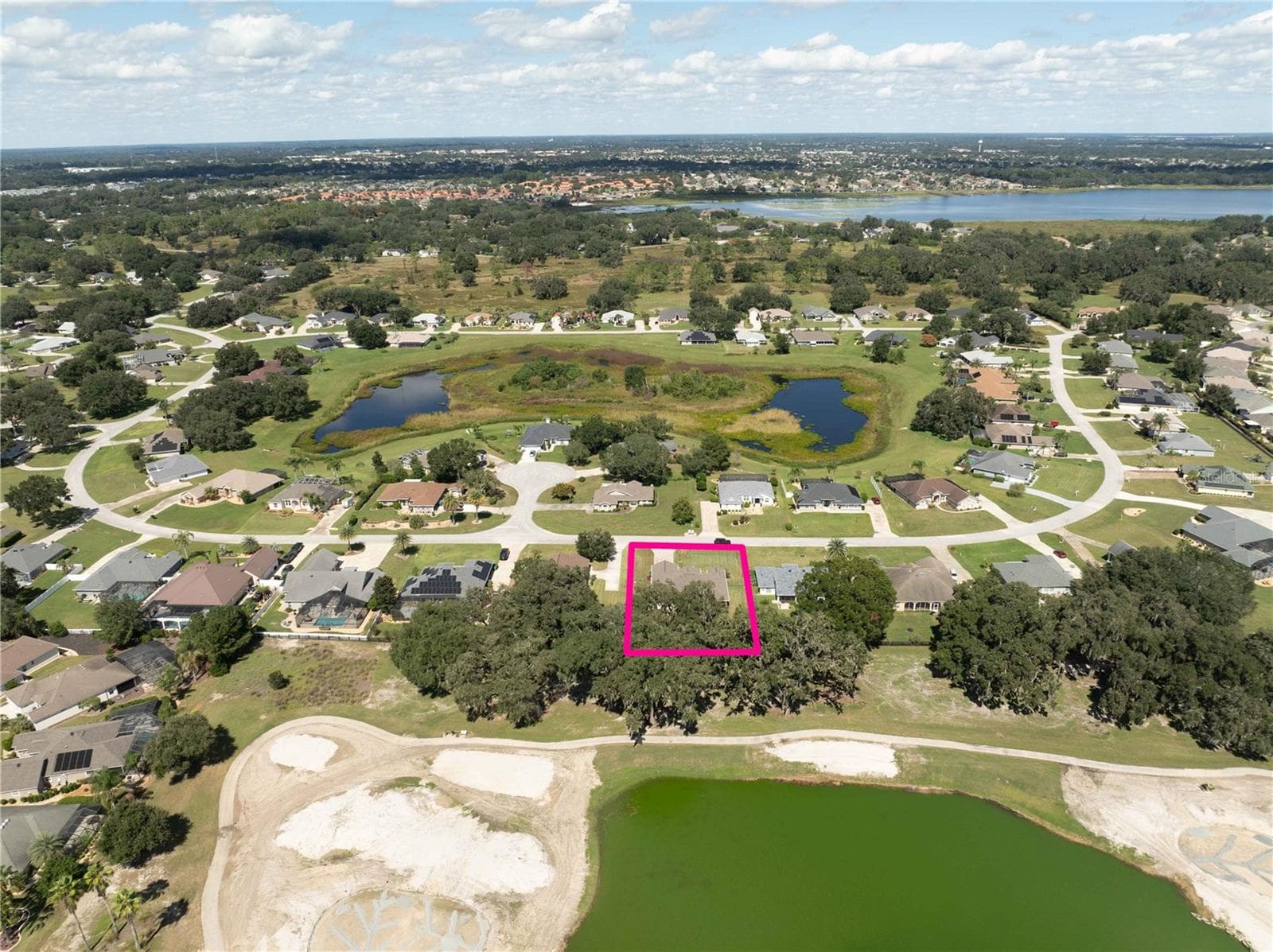 Aerial view of property - 5399 COUNTY ROAD 125, WILDWOOD