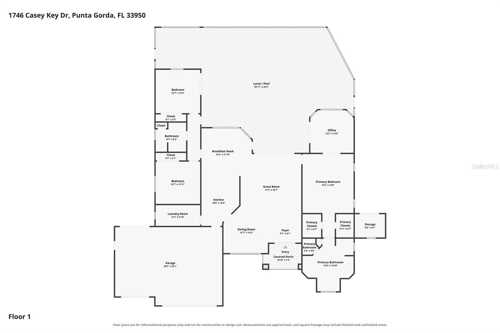 Single Family Residence at 1746 CASEY KEY DR, PUNTA GORDA, photo 75 of 75