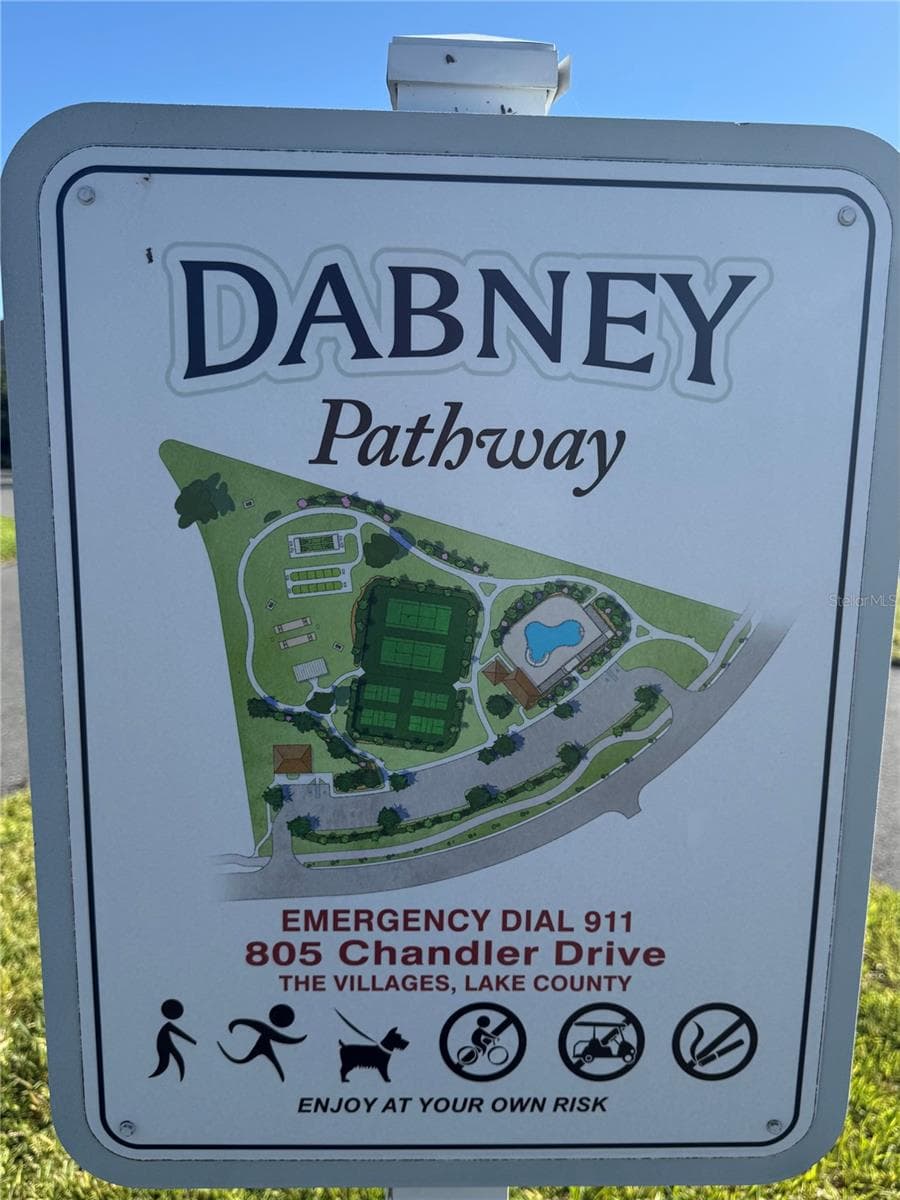 Dabney Walking Trail - 614 LAKE CREEK CIR, THE VILLAGES