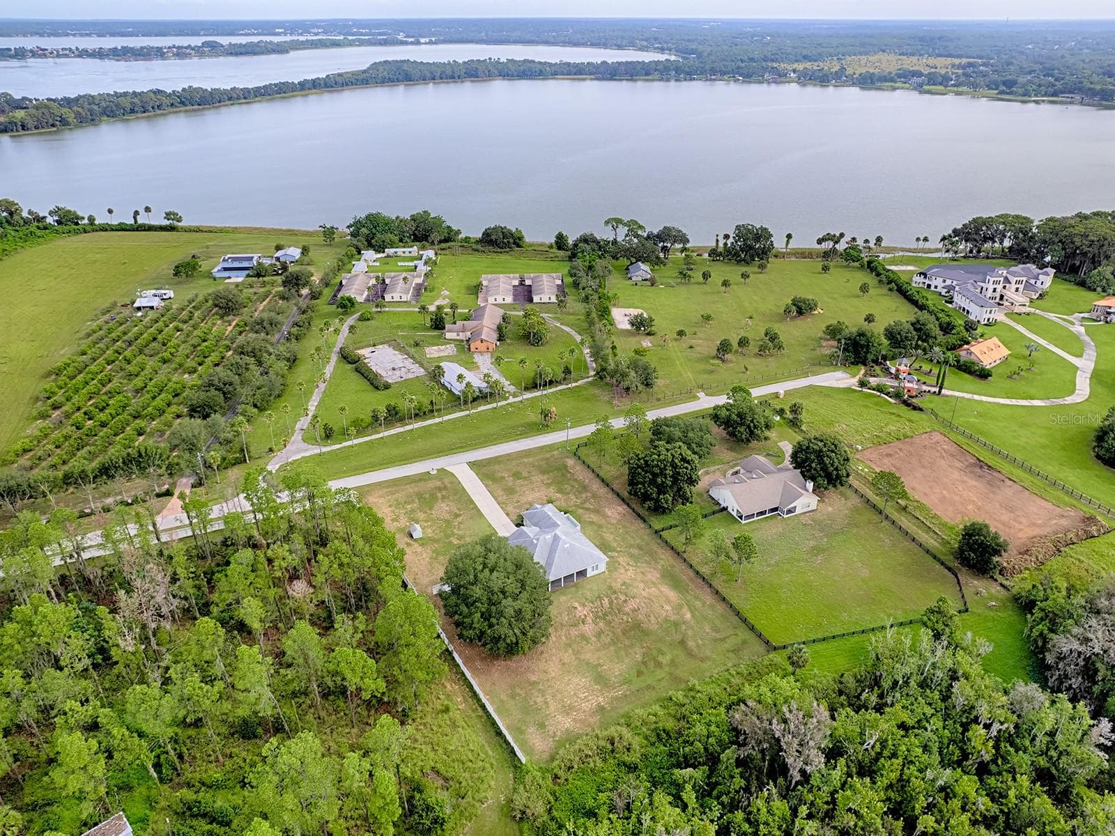Lake Carlton with Lake Beauclair in the background - 17710 PALM VIEW CIR, MOUNT DORA