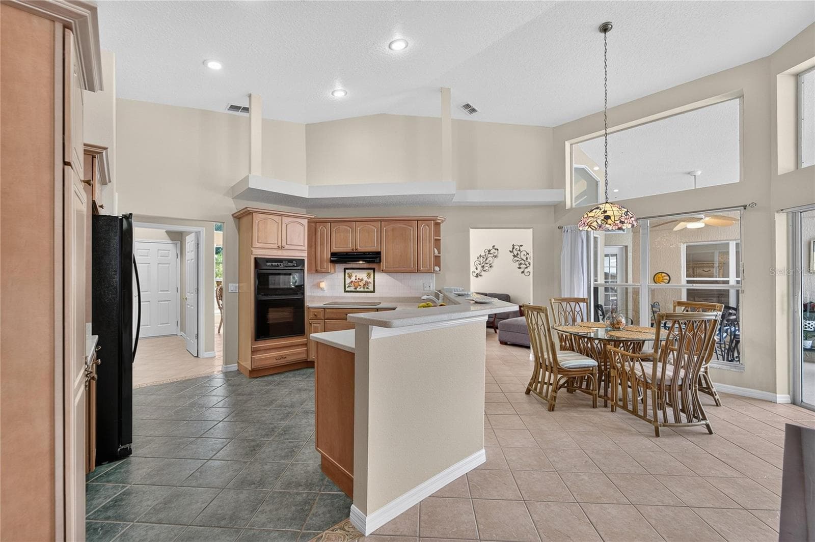 Kitchen look over the pool area and has alot of light - 0 OLCOTT DR, WESLEY CHAPEL