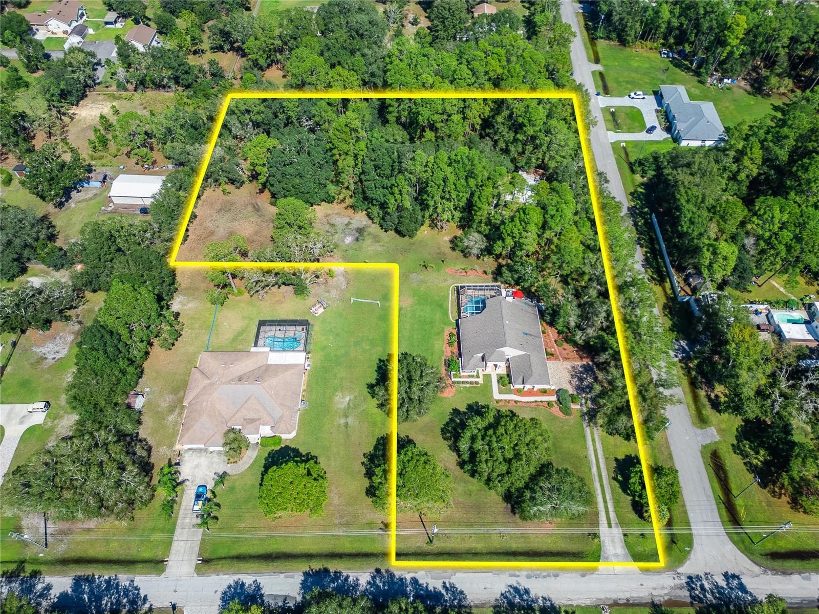 3 Lots with 3.66 acres with several outbuildings - 0 LINDENHURST DR, WESLEY CHAPEL