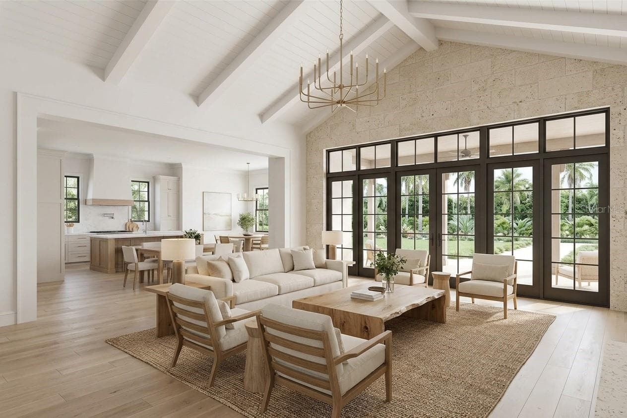 Great room - Artist rendition - 8755 WAUCHULA RD, MYAKKA CITY