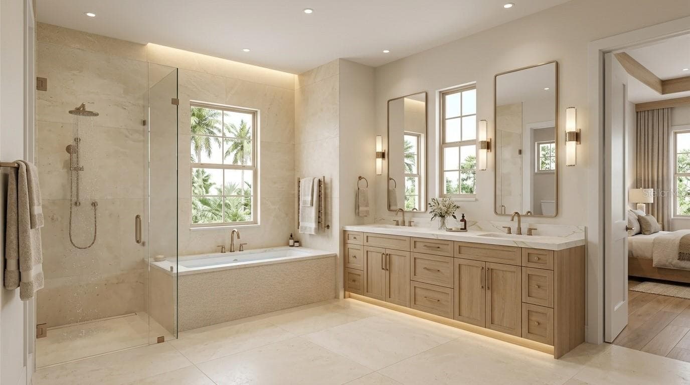 Primary bathroom - Artist rendition - 8755 WAUCHULA RD, MYAKKA CITY