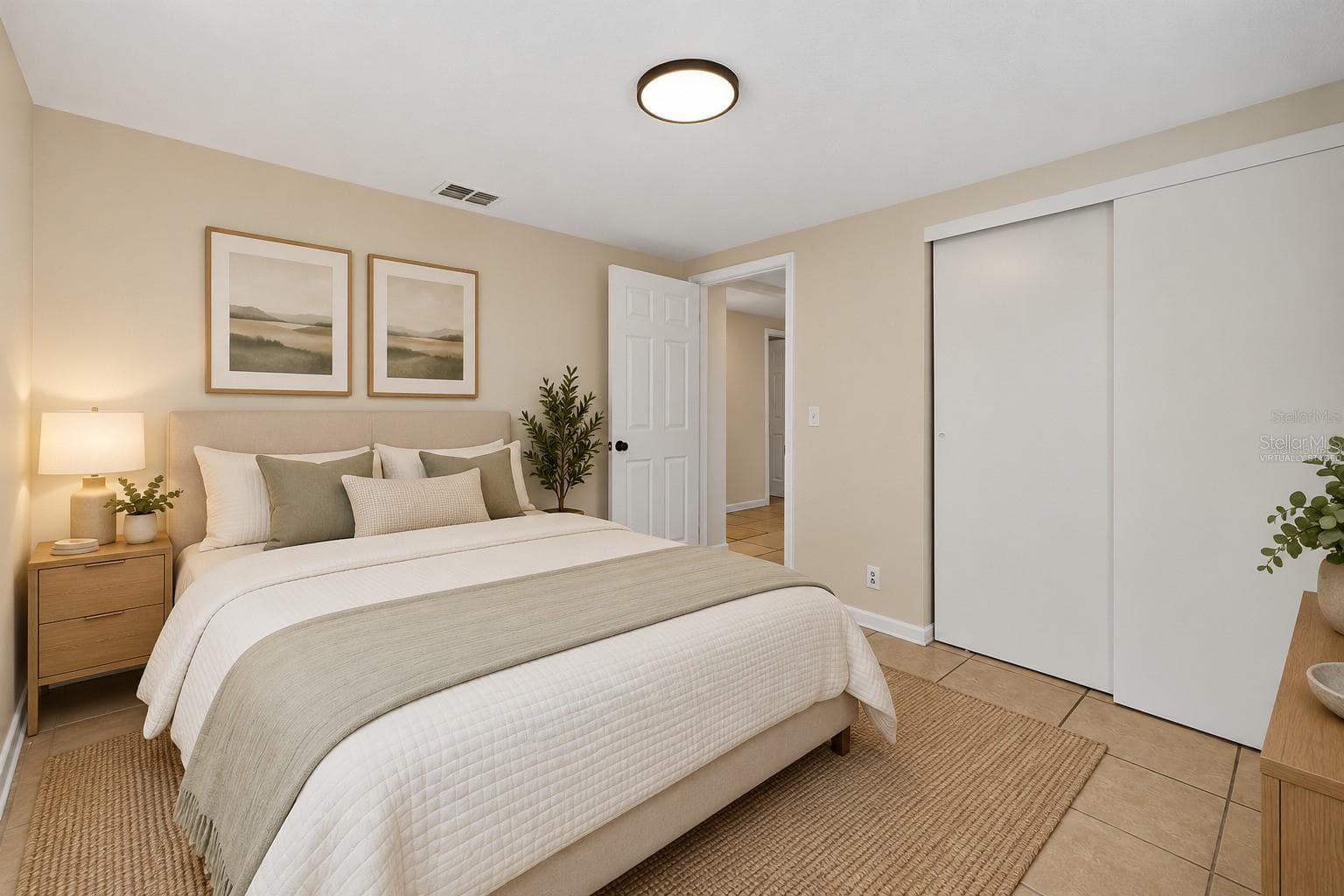 Virtually Staged - Bedroom - 3311 E CHELSEA ST, TAMPA