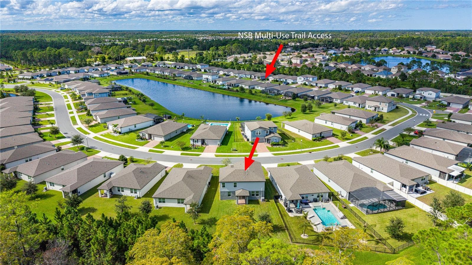 Easy access to trails - 335 SARAH NICOLE WAY, NEW SMYRNA BEACH