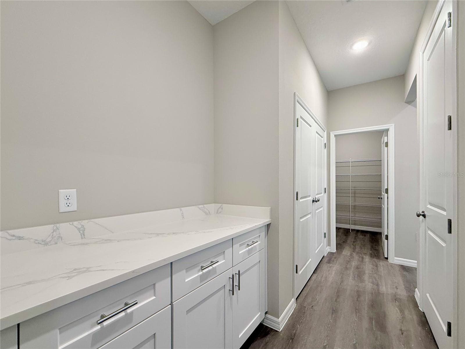 Folding table area with cabinets, extra closet area and walk in pantry - 41428 ROYAL TRAILS RD, EUSTIS