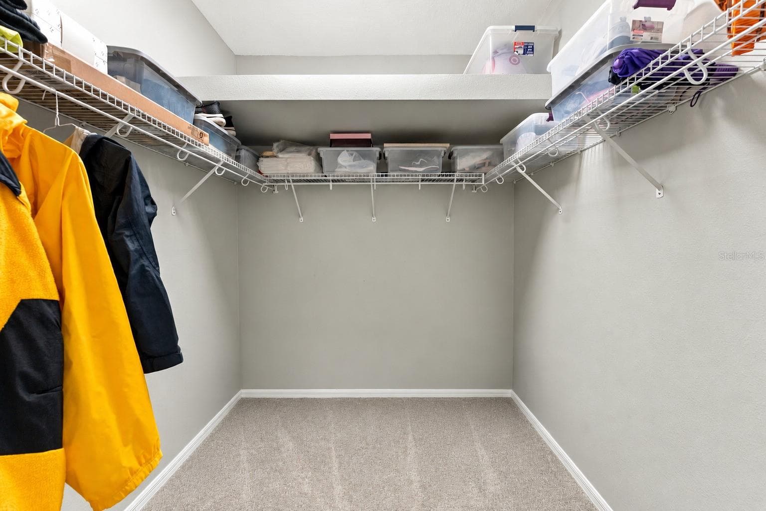 Primary bedroom closet #1 - 14454 MIRABELLE VISTA CIR, TAMPA