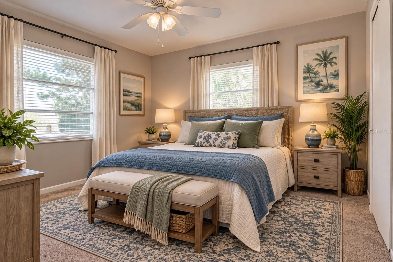 Staged 2nd bedroom - 1507 N LAKE DR, SUN CITY CENTER