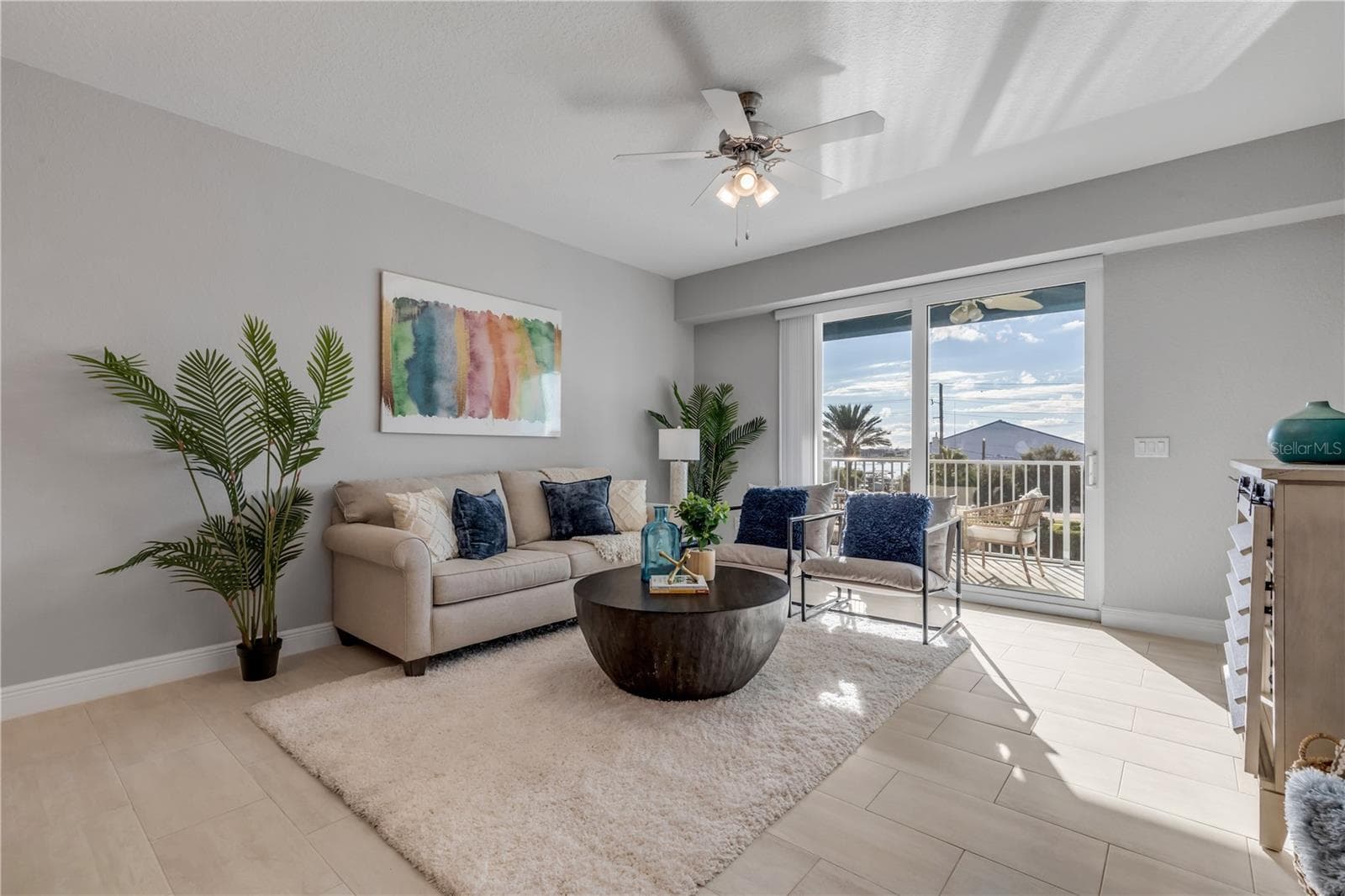 Living Room - 1 RIVERWALK DR #303, NEW SMYRNA BEACH
