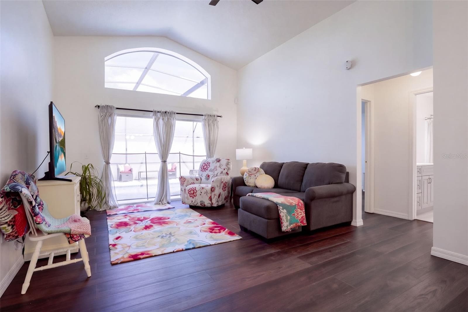 2nd Living Room Overlooking Pool - 4601 FORMBY CT, KISSIMMEE