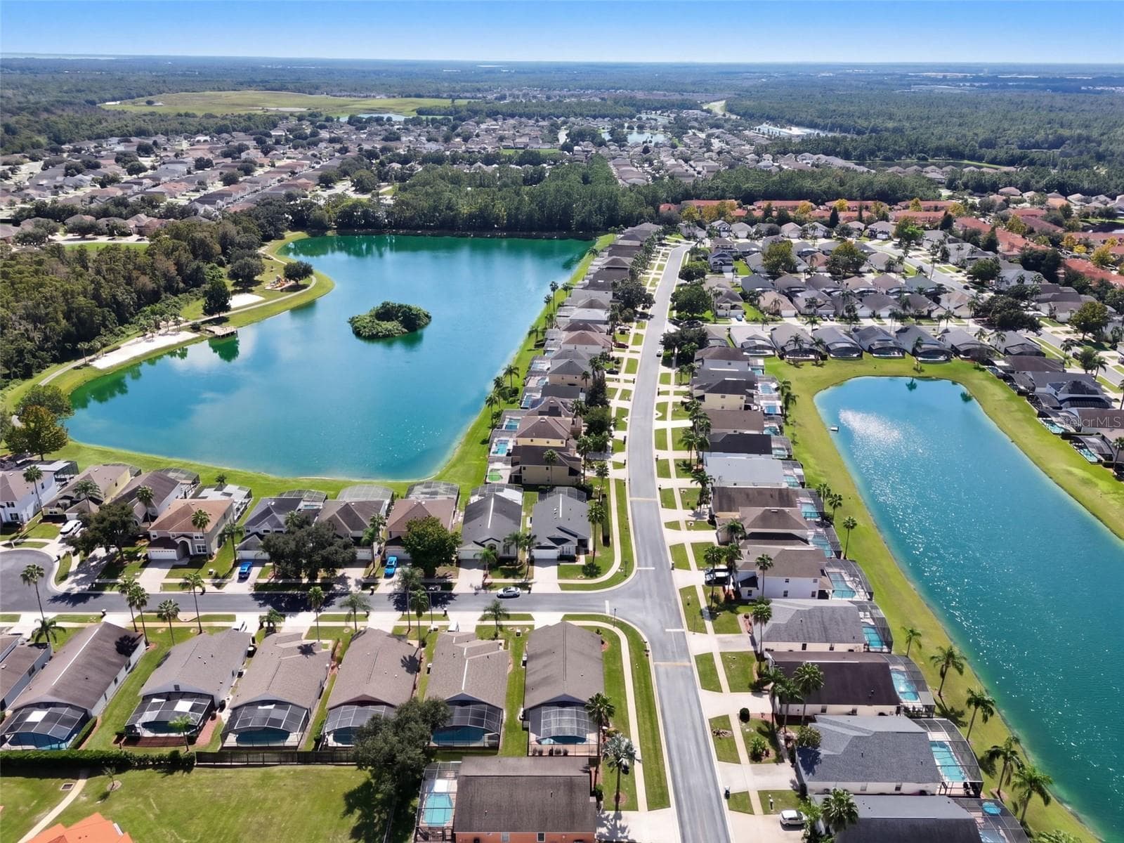 Aerial Views - 4601 FORMBY CT, KISSIMMEE