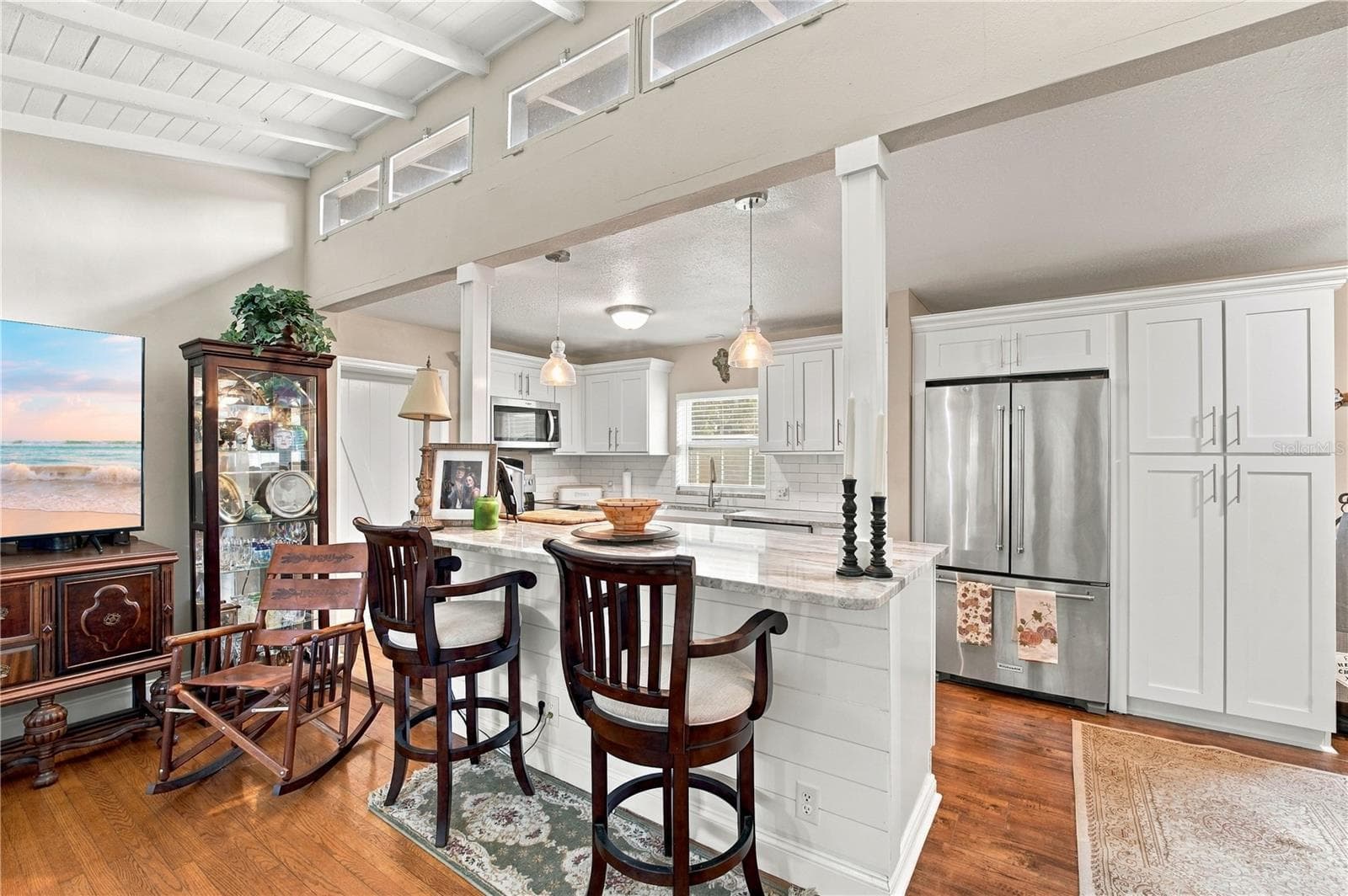 Kitchen from Family Room - 735 N SANS SOUCI AVE, DELAND