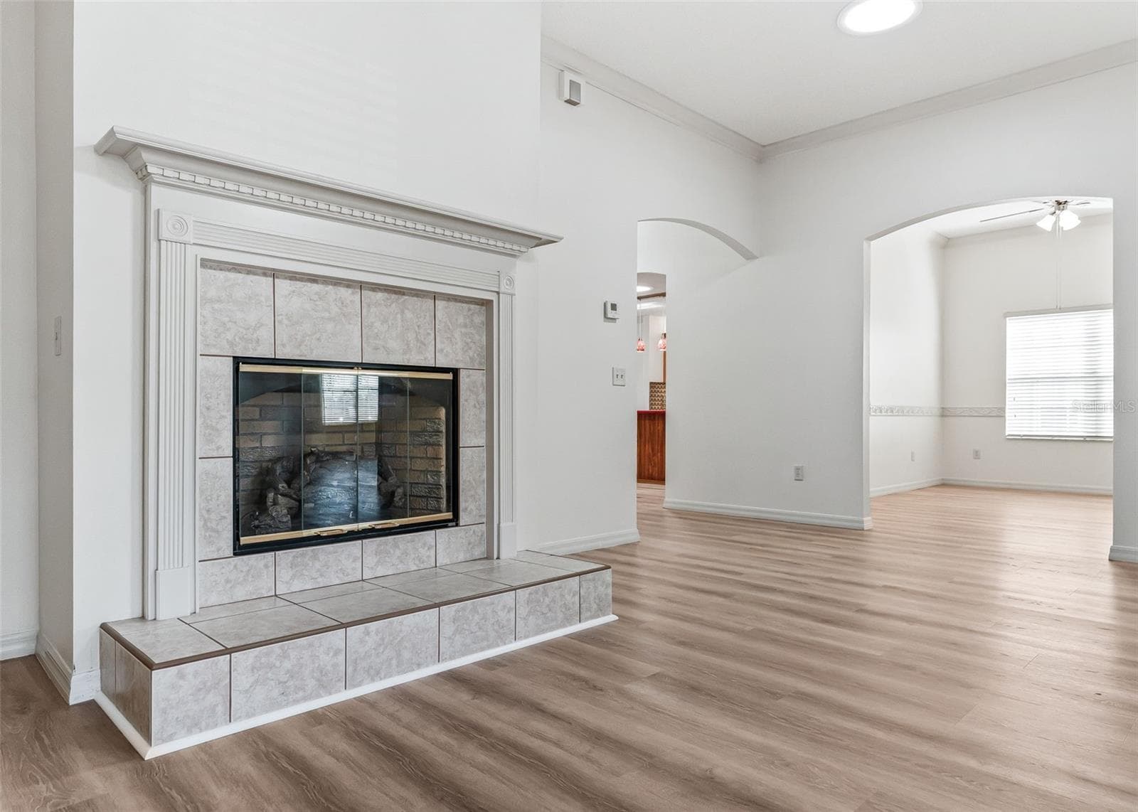Gas Fireplace Facing Bonus Room. - 2762 MORVEN PARK WAY, THE VILLAGES