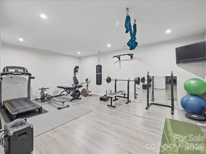 Basement Gym - 213 Candish Court, Fort Mill