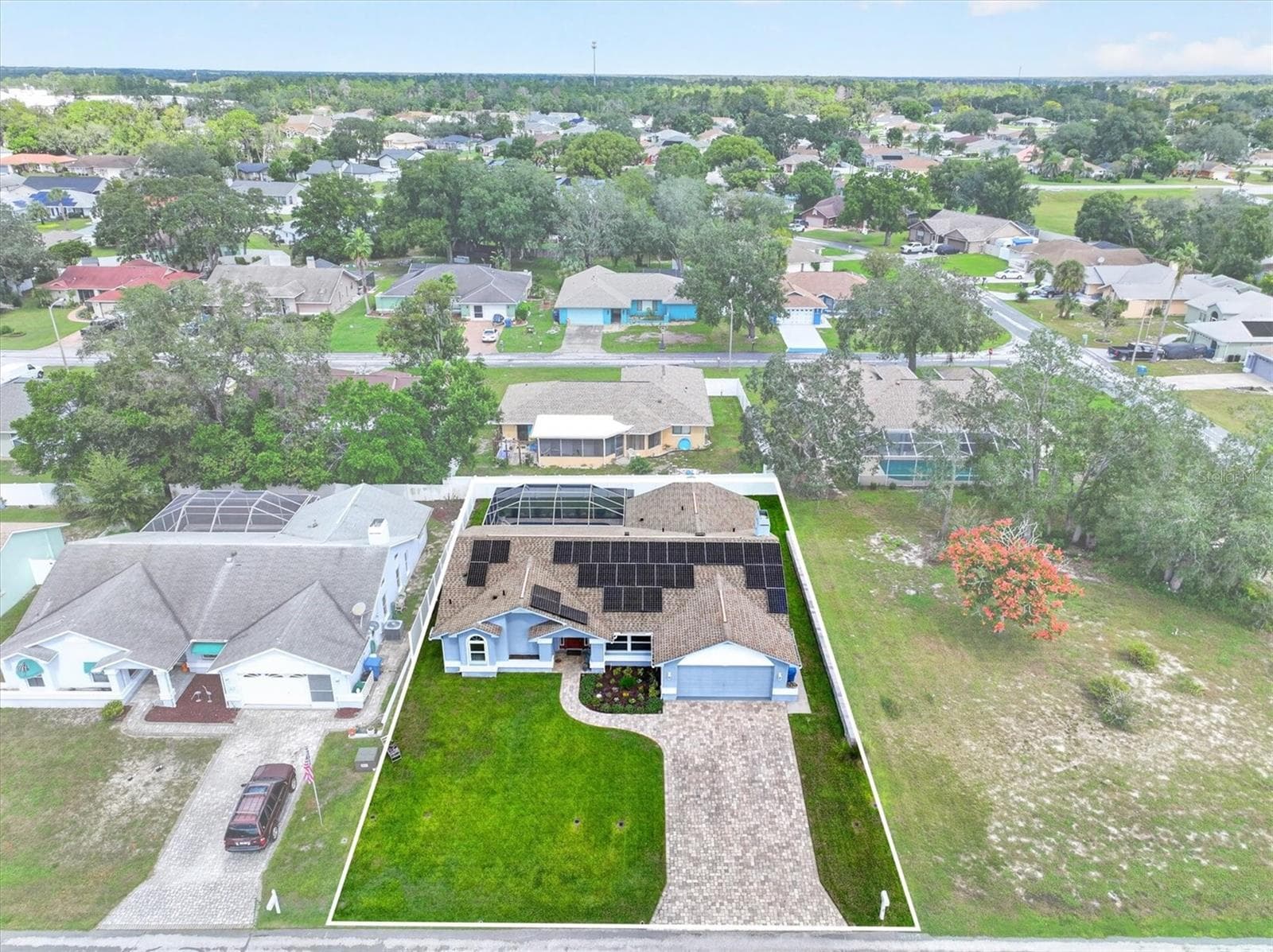Aerial - 8185 SPANISH OAK DR, SPRING HILL
