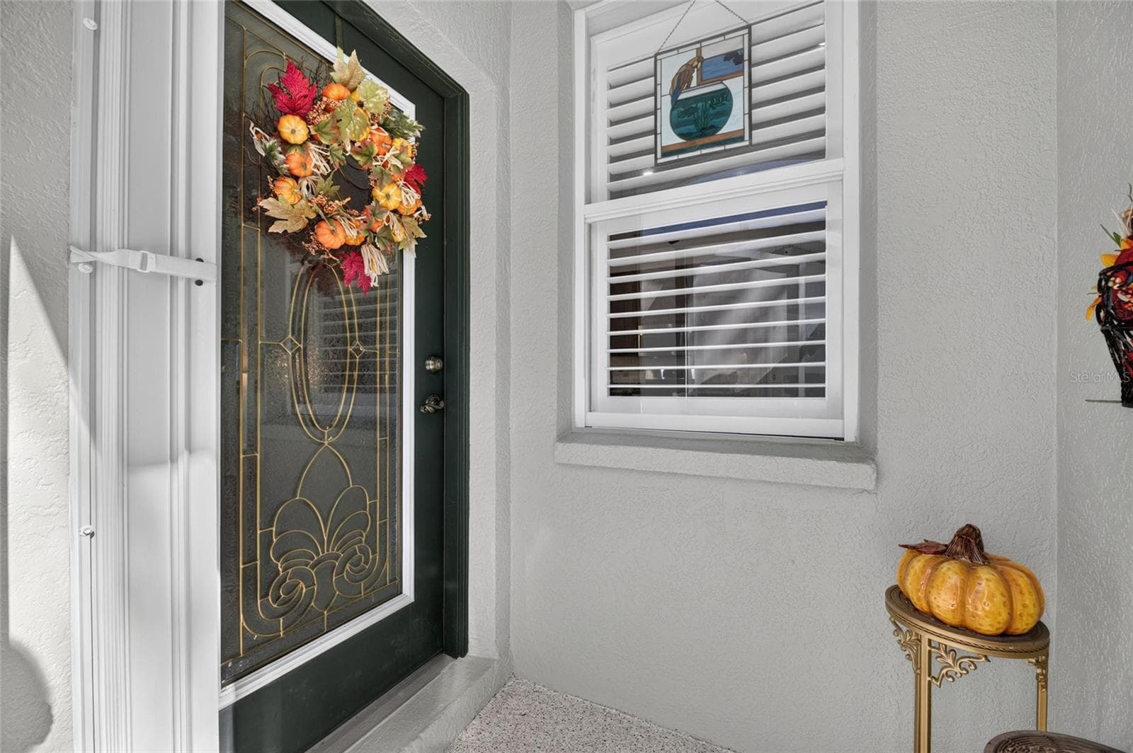 Elegant Glass Entry Door - 1229 HUNTINGTON GREENS DR #12, SUN CITY CENTER
