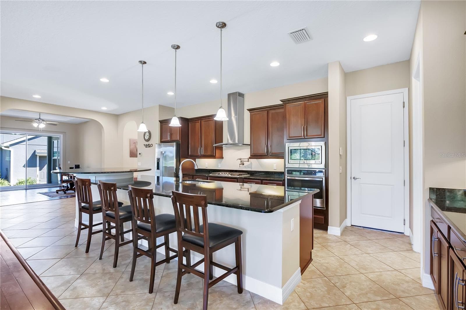 Kitchen Area with Seating - 103 BALMY COAST RD, GROVELAND