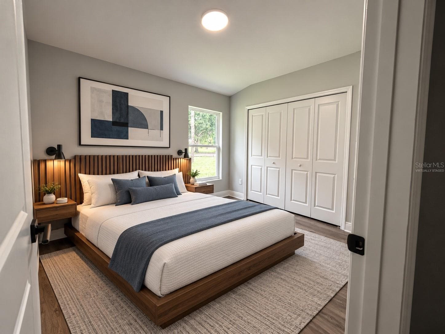 Bedroom - virtually staged - 11 DOGWOOD TRAIL CT, OCALA