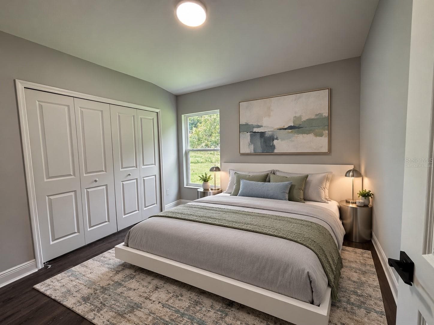 Guest bedroom - virtually staged - 11 DOGWOOD TRAIL CT, OCALA