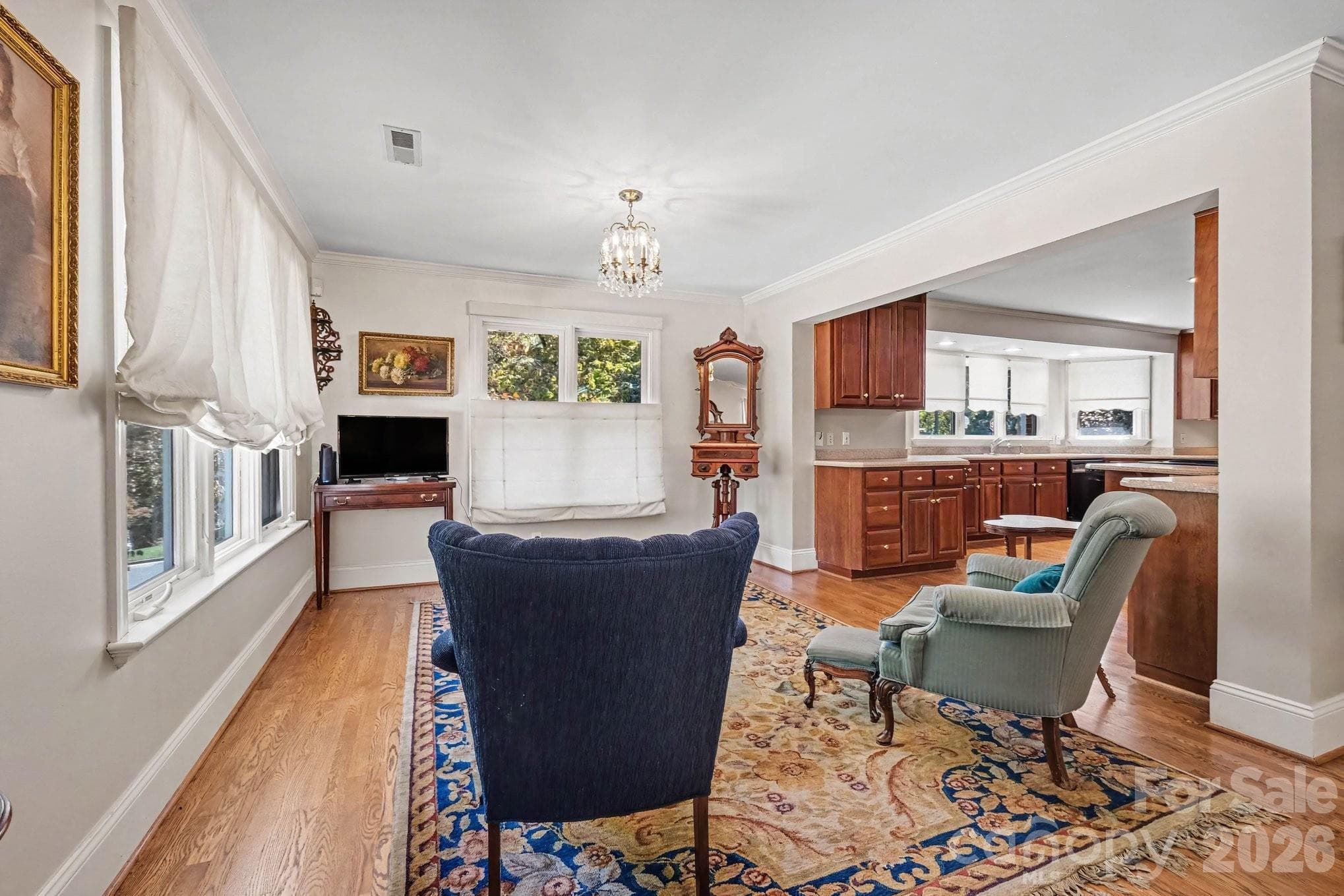 Flex space at the intersection of the kitchen and family room is perfect for a dining, keeping, or sitting area - 746 Grandview Drive NE, Concord