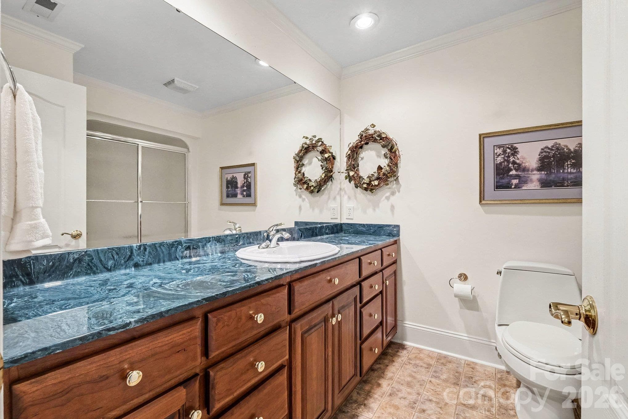 Spacious main level full bath for your guests - 746 Grandview Drive NE, Concord