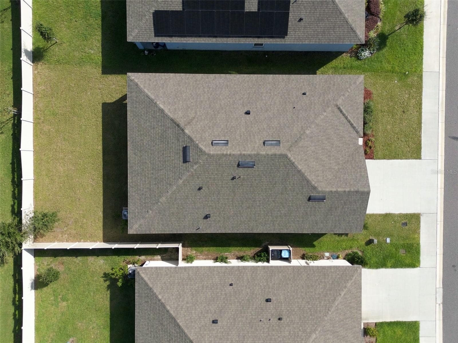 House aerial view - 2566 TRINIDAD RD, HAINES CITY
