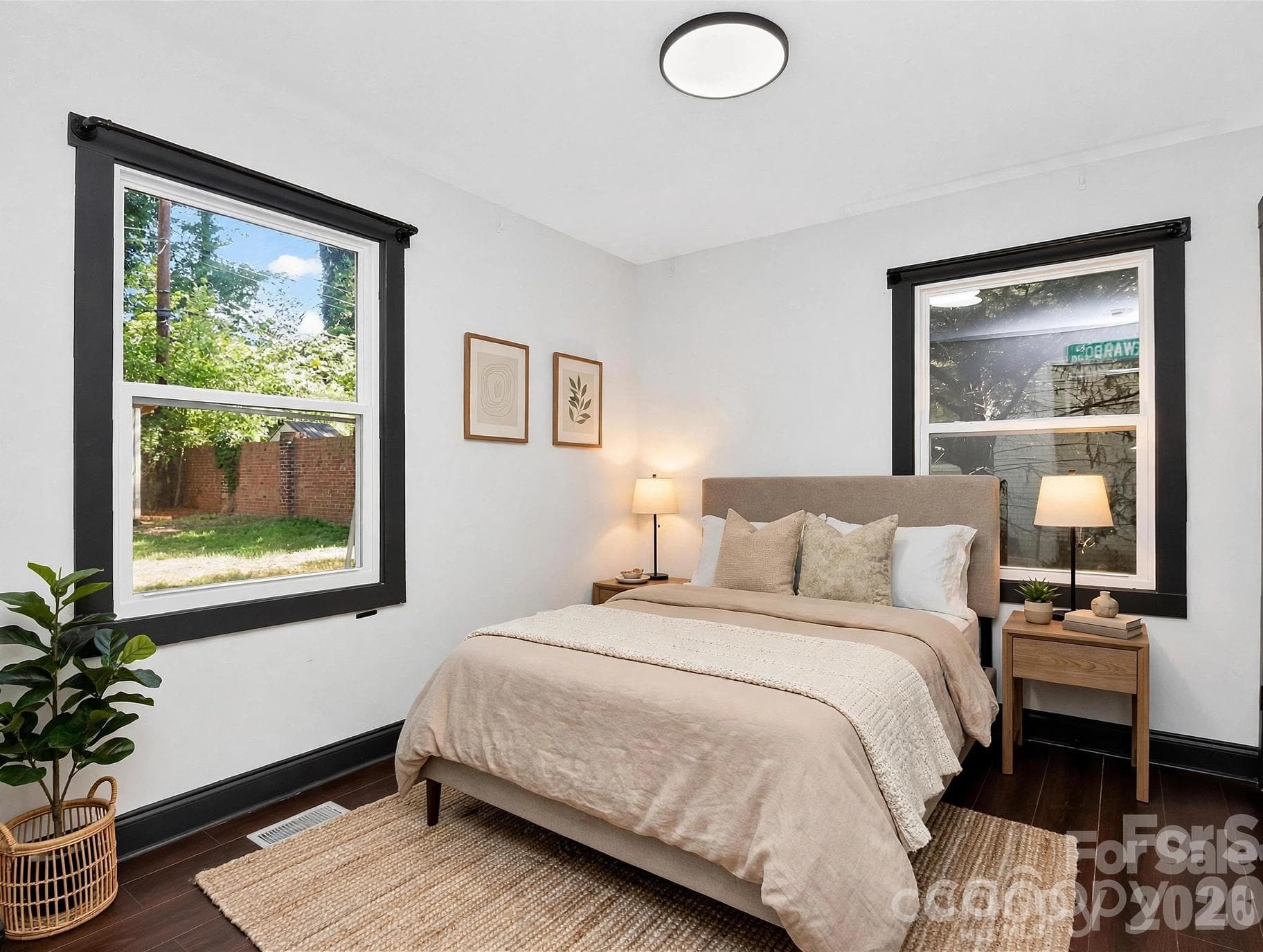 Bedroom — Virtually Staged - 2736 Royston Road, Charlotte