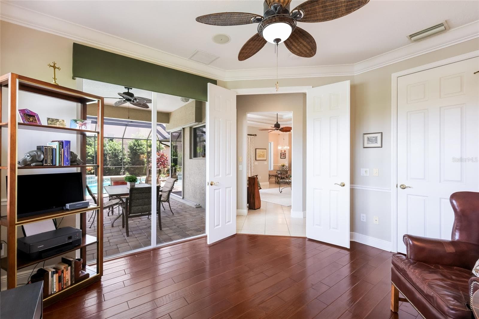 Bedroom 4 or bonus room has sliders to lanai - 13409 KILDARE PL, LAKEWOOD RANCH