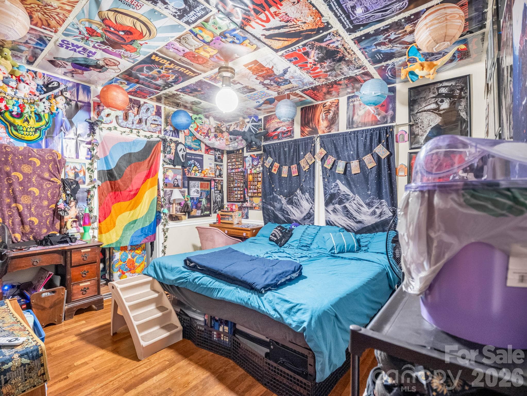 Unit B Bedroom - 228 Stoney Mountain Road, Hendersonville
