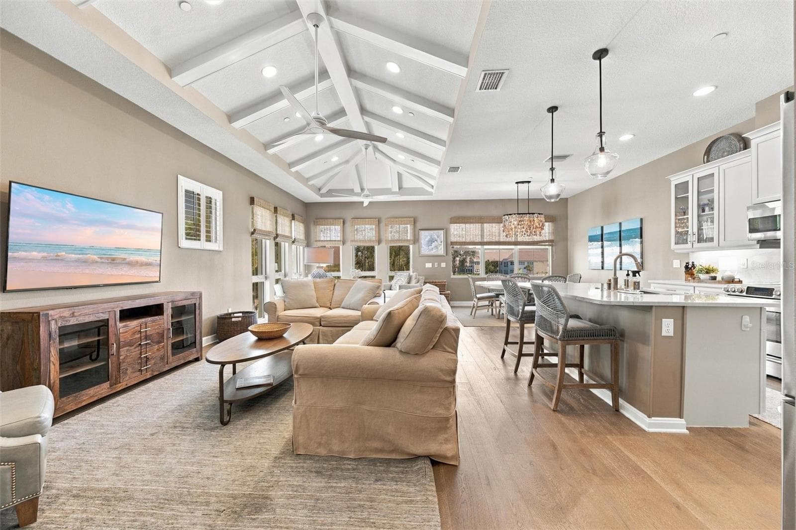 Turnkey-furnished 2-bedroom, 2-bath Bermuda coach home featuring a versatile bonus room—perfect for a den, home office, or additional bedroom! - 291 COMPASS POINT DR #201, BRADENTON