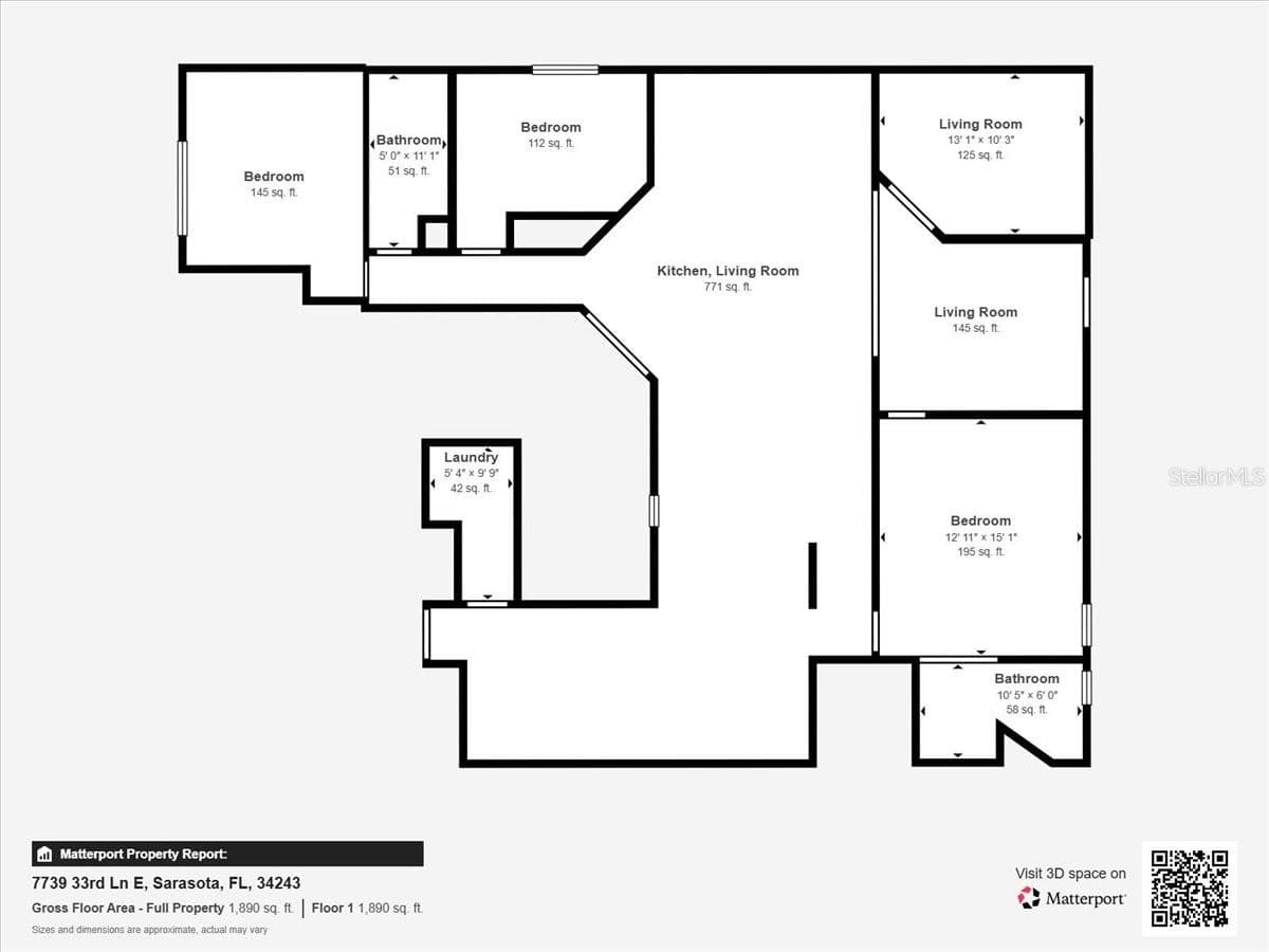 Floor Plan - 7739 33RD LN E, SARASOTA