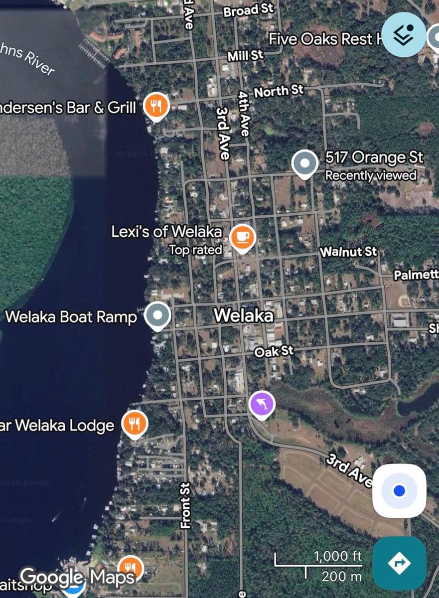 Aerial - 517 ORANGE ST, WELAKA