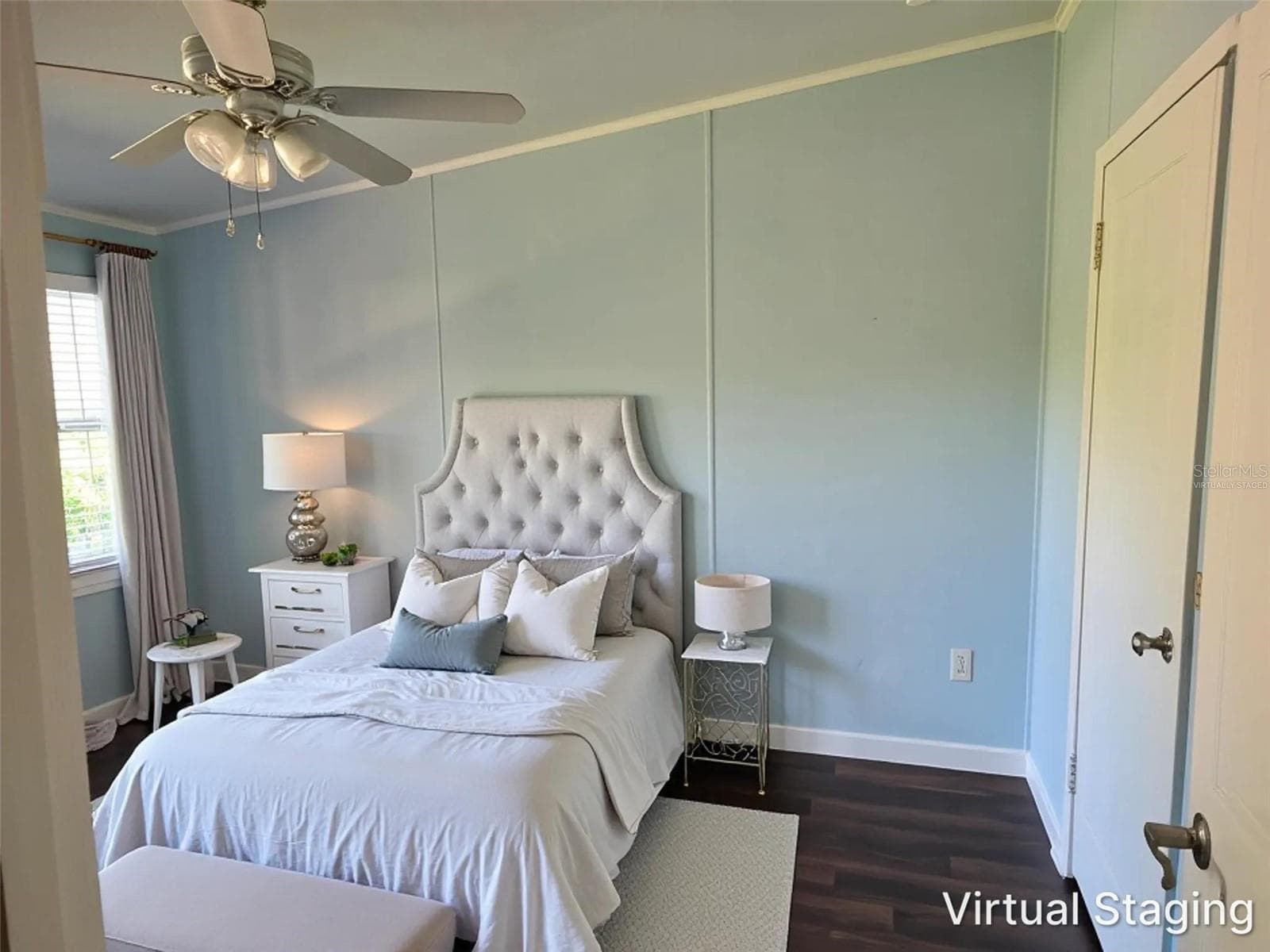 Bedroom 2 Virtually Staged - 1504 WALDRUP RD, LAKELAND