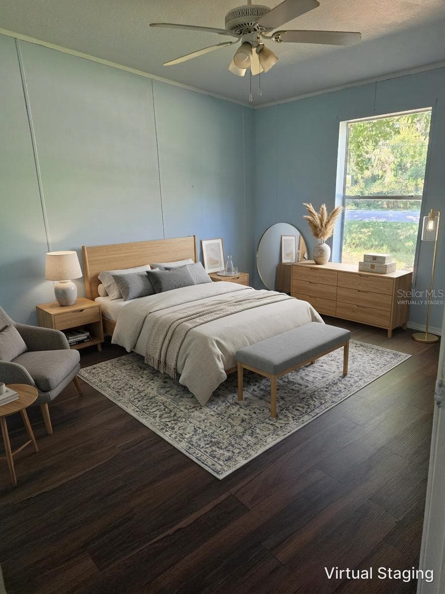 Bedroom 3 Virtually Staged - 1504 WALDRUP RD, LAKELAND