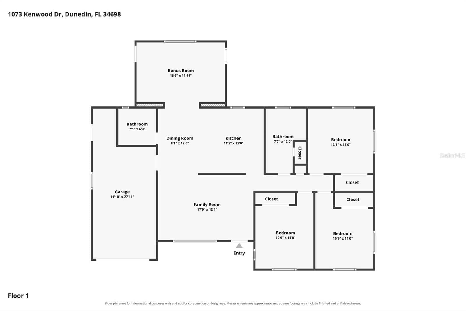 Single Family Residence at 1073 KENWOOD DR, DUNEDIN, photo 33 of 33