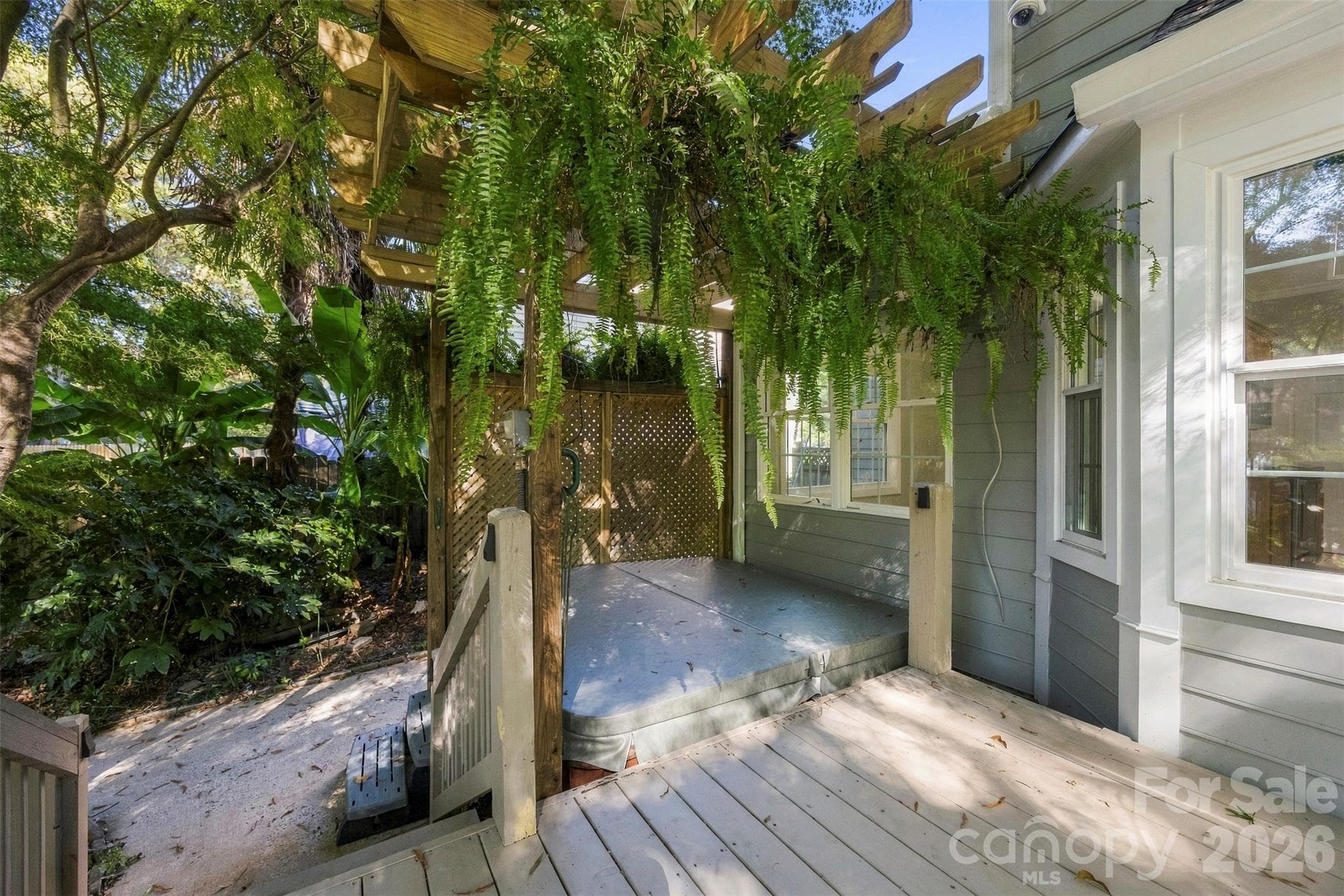 Pergola and hot tub! - 9014 Pickering Grove Lane, Charlotte